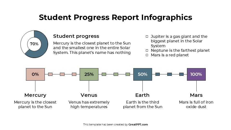 Free Student Progress Report Infographics 10