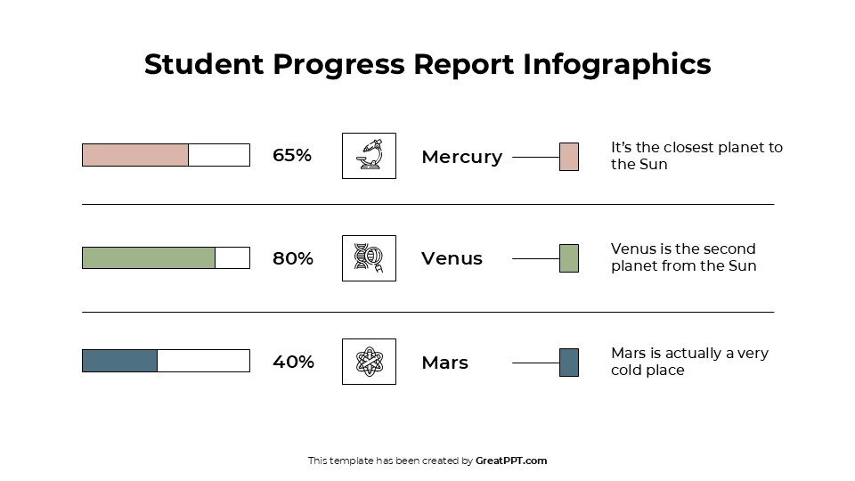 Free Student Progress Report Infographics 9