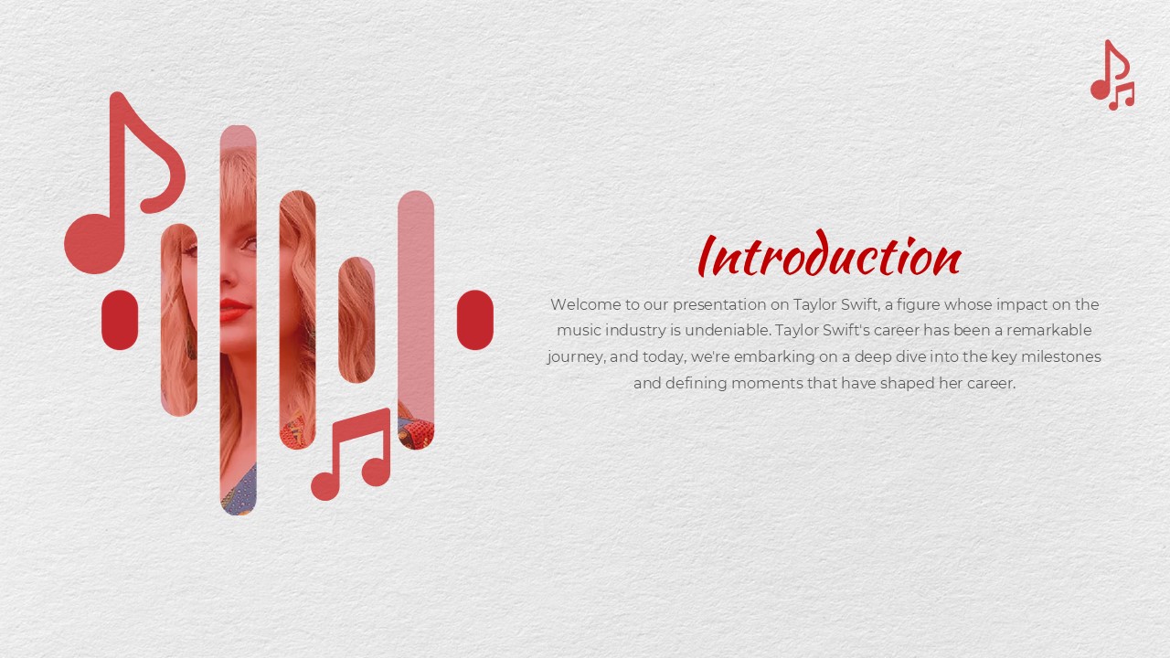 Free Taylor Swift Presentation Template 2