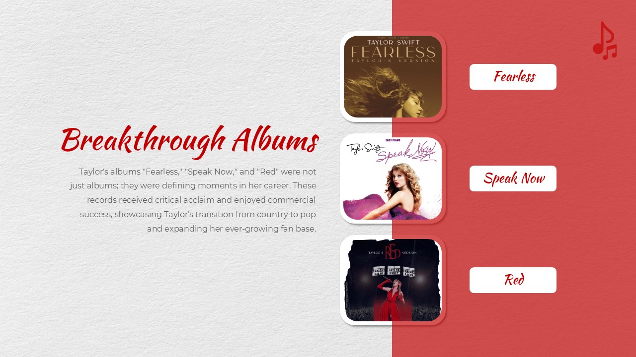 Free Taylor Swift Presentation Template 6