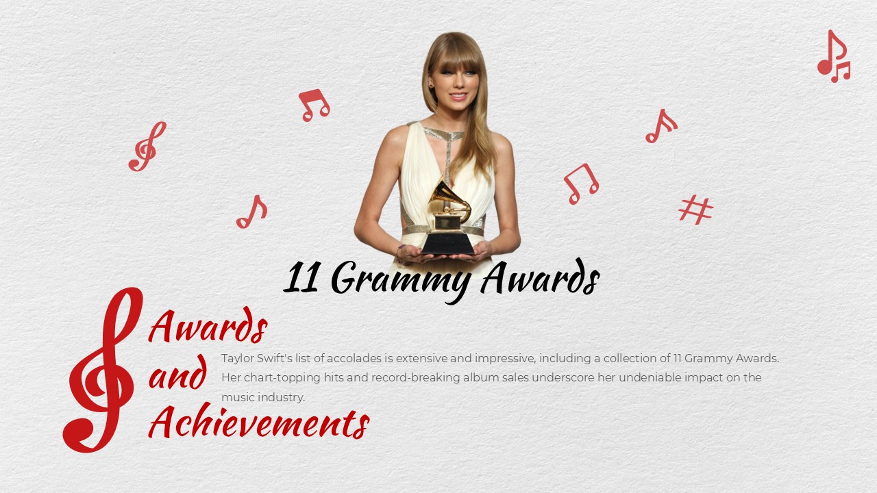 Free Taylor Swift Presentation Template 8