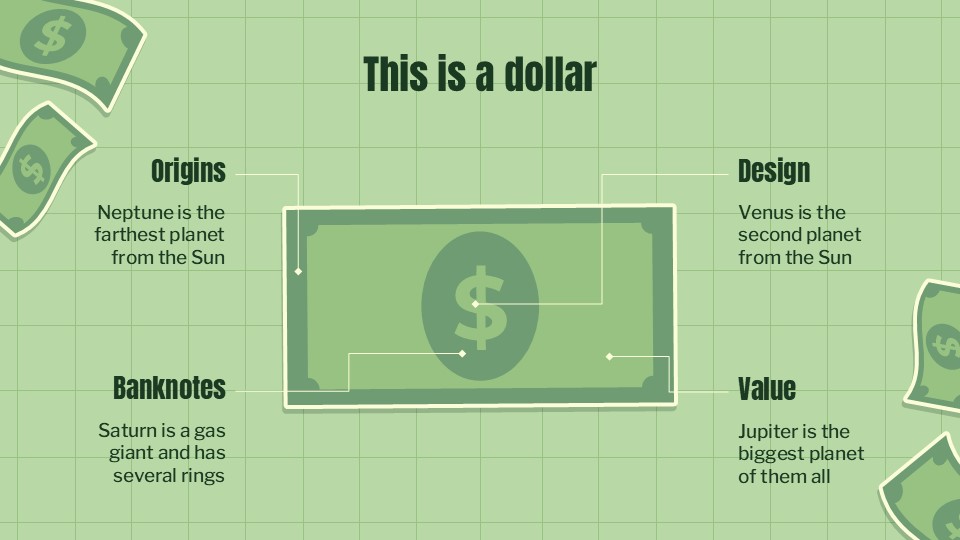 Free Us National Dollar Day Powerpoint Minitheme 14