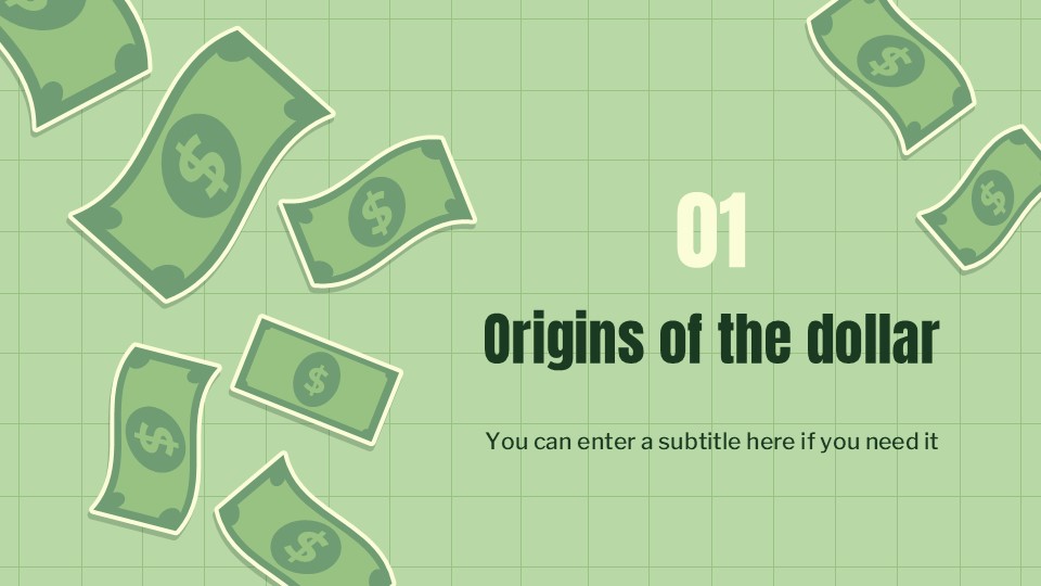 Free Us National Dollar Day Powerpoint Minitheme 4