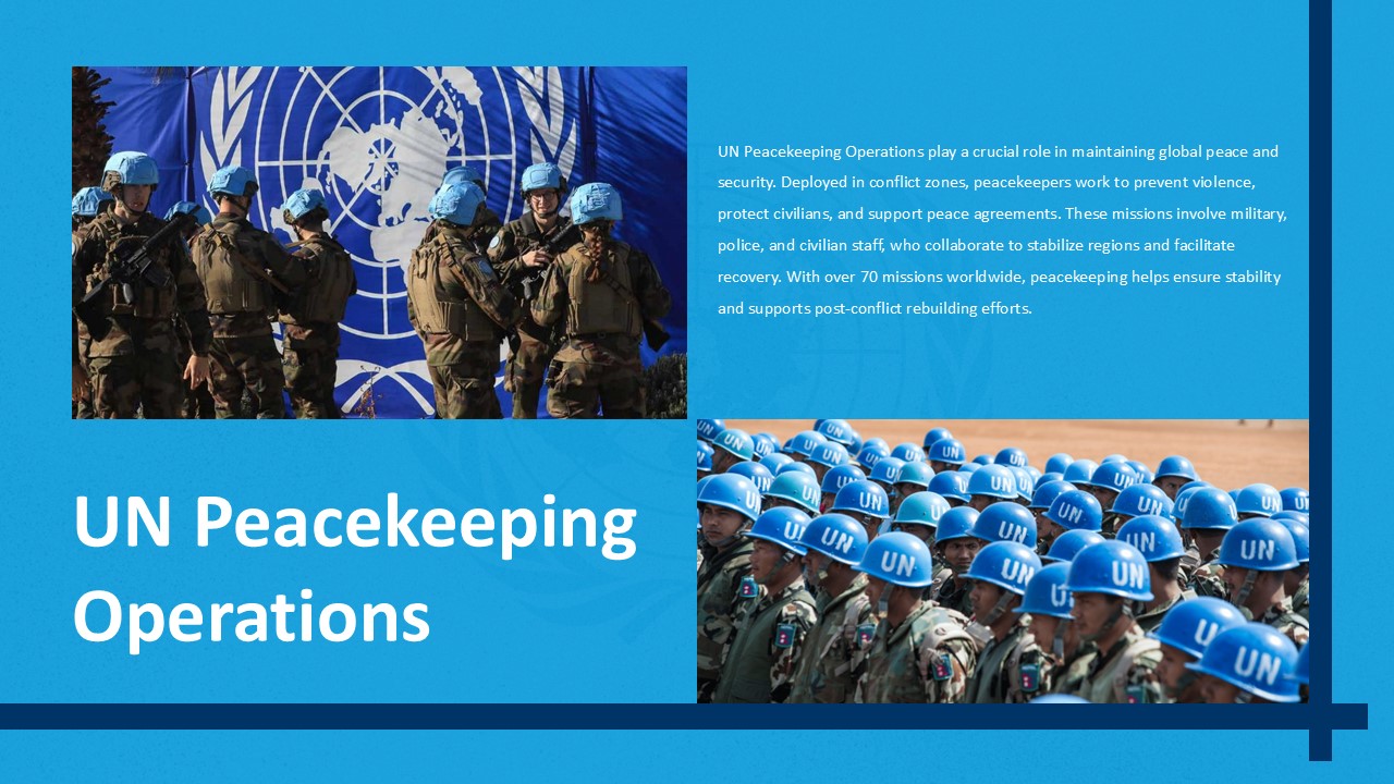 Free United Nations Presentation Template Powerpoint & Slides 7