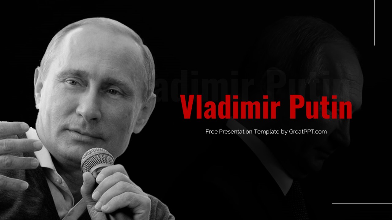 Vladimir Putin Powerpoint Template 1
