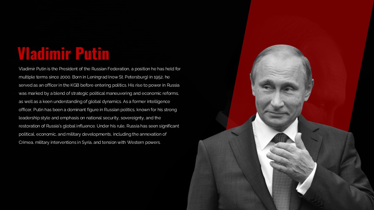 Vladimir Putin Powerpoint Template 2