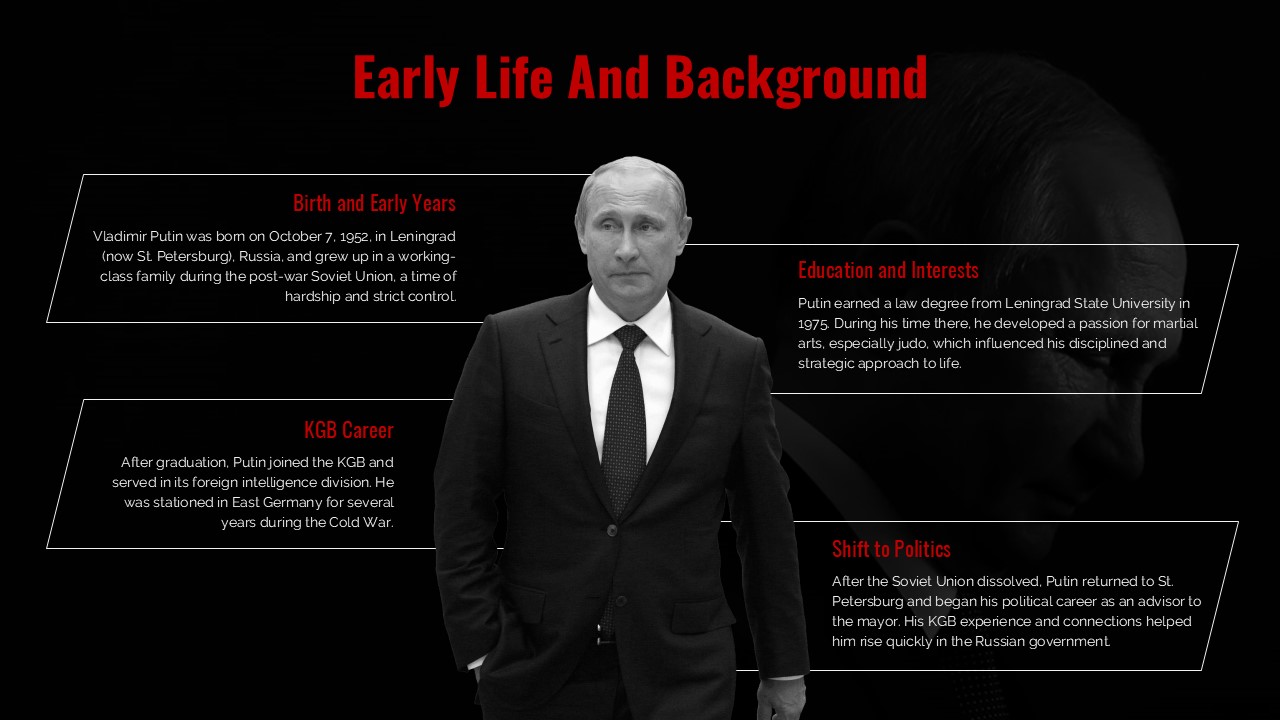 Vladimir Putin Powerpoint Template 3