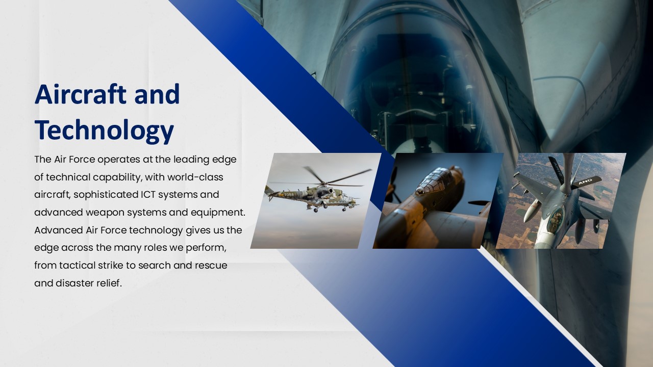 Free Air Force Powerpoint Template 4
