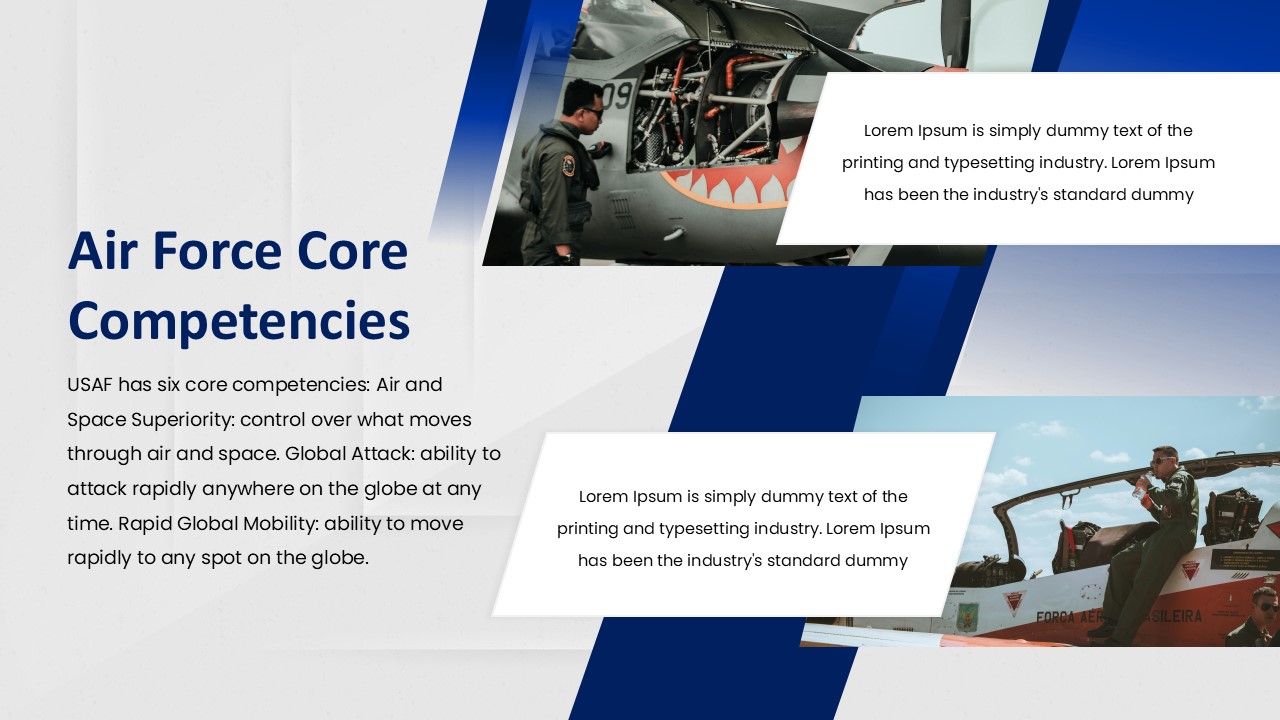 Free Air Force Powerpoint Template 7