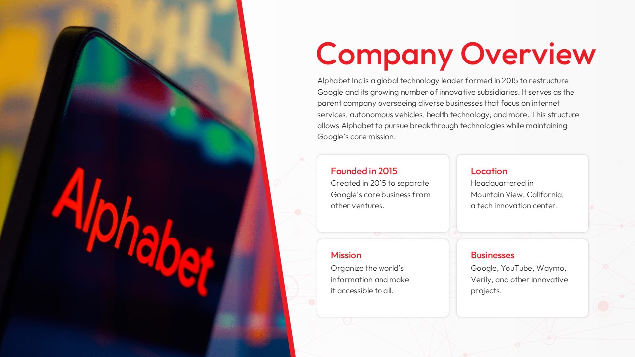 Free Alphabet Inc Presentation Template 2