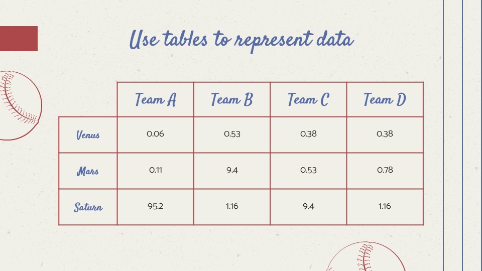 Free American Baseball Team Powerpoint Template 17