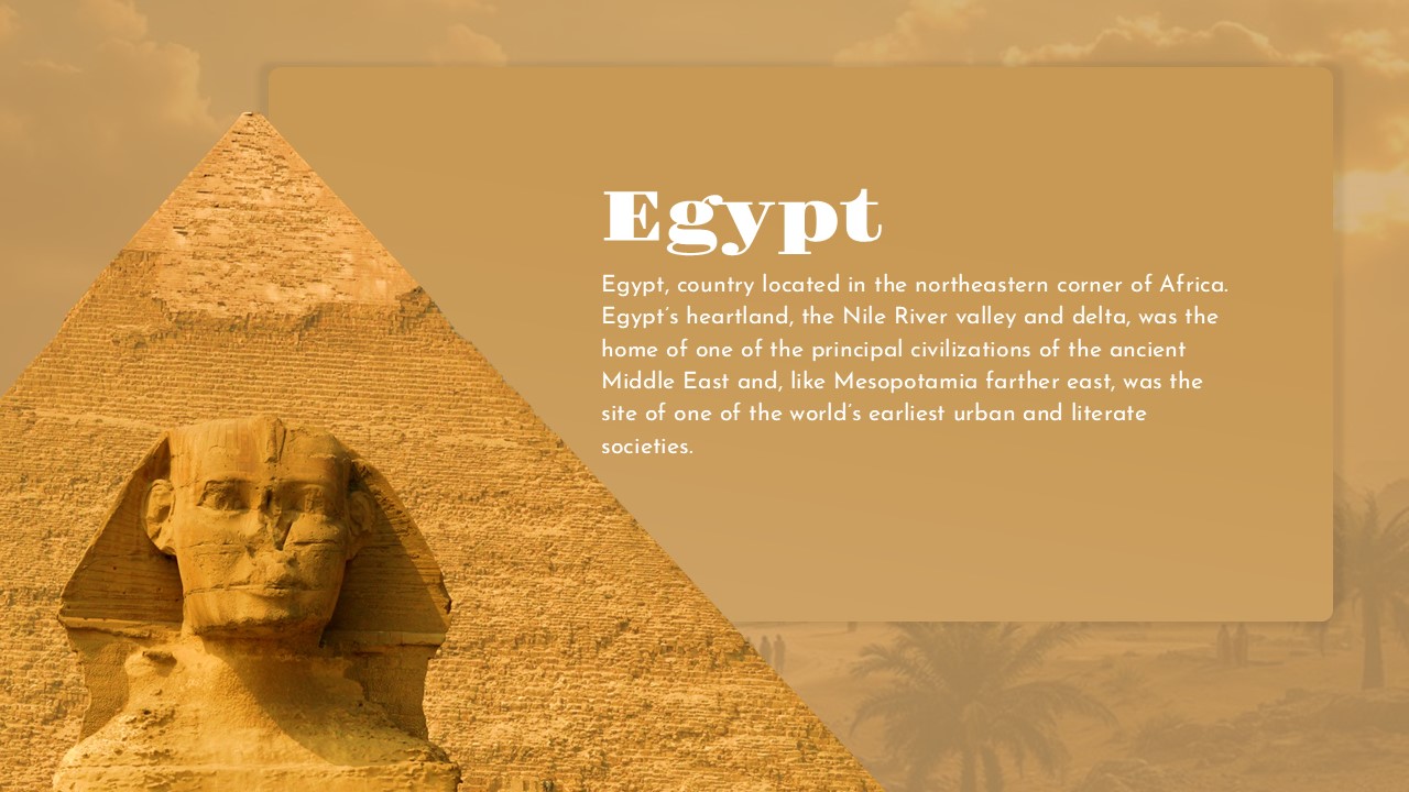 Free Ancient Egypt Presentation Theme 2
