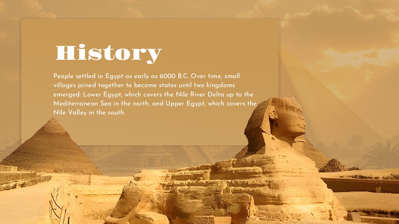 Free Ancient Egypt Presentation Theme 3