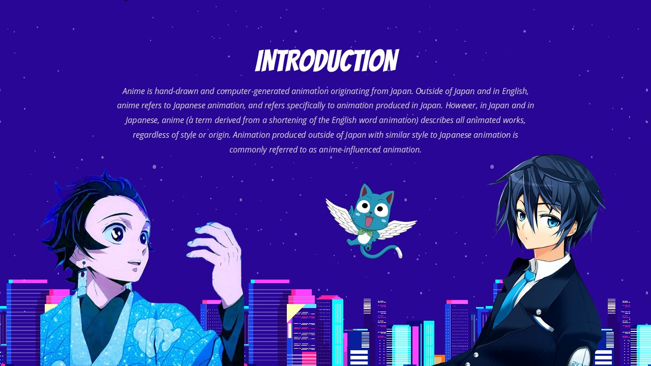 Free Anime Presentation Theme 4