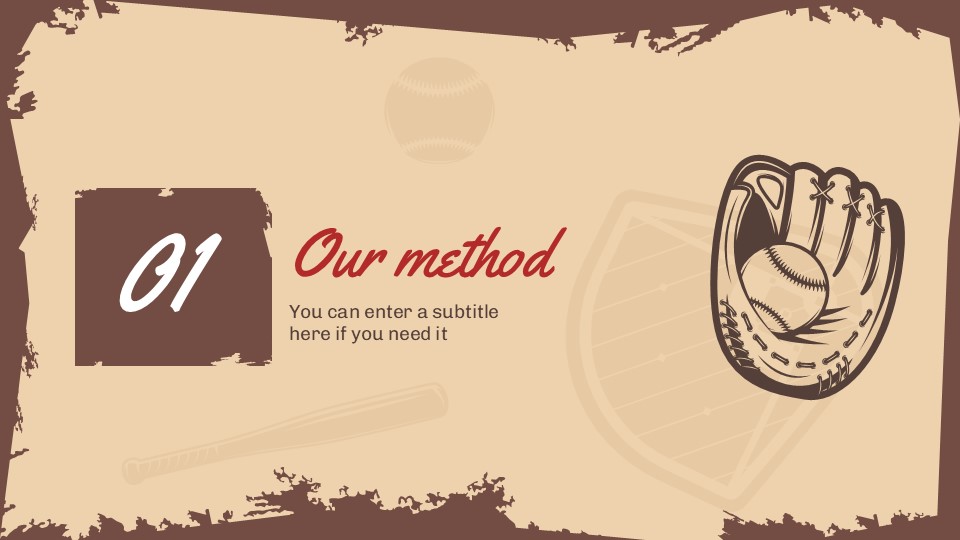 Free Baseball Training Center Presentation Template 6