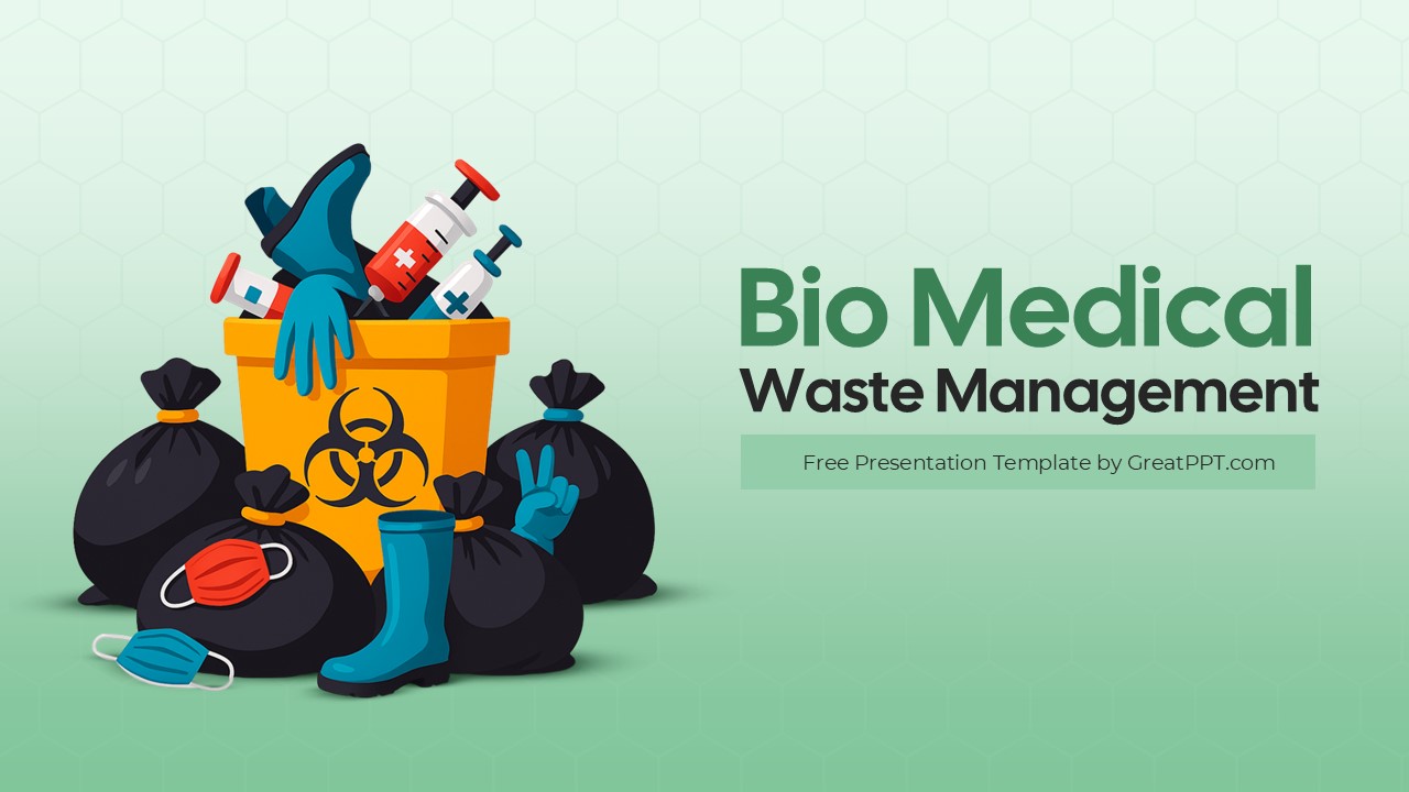 Free Biomedical Waste Management Presentation Template 1