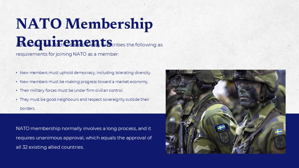 Free Blue Nato Presentation Template 5