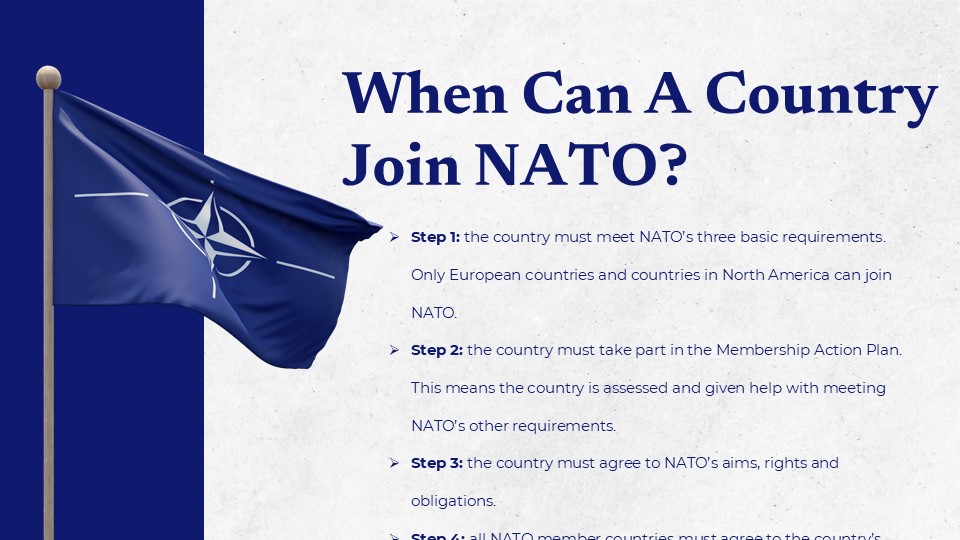 Free Blue Nato Presentation Template 7