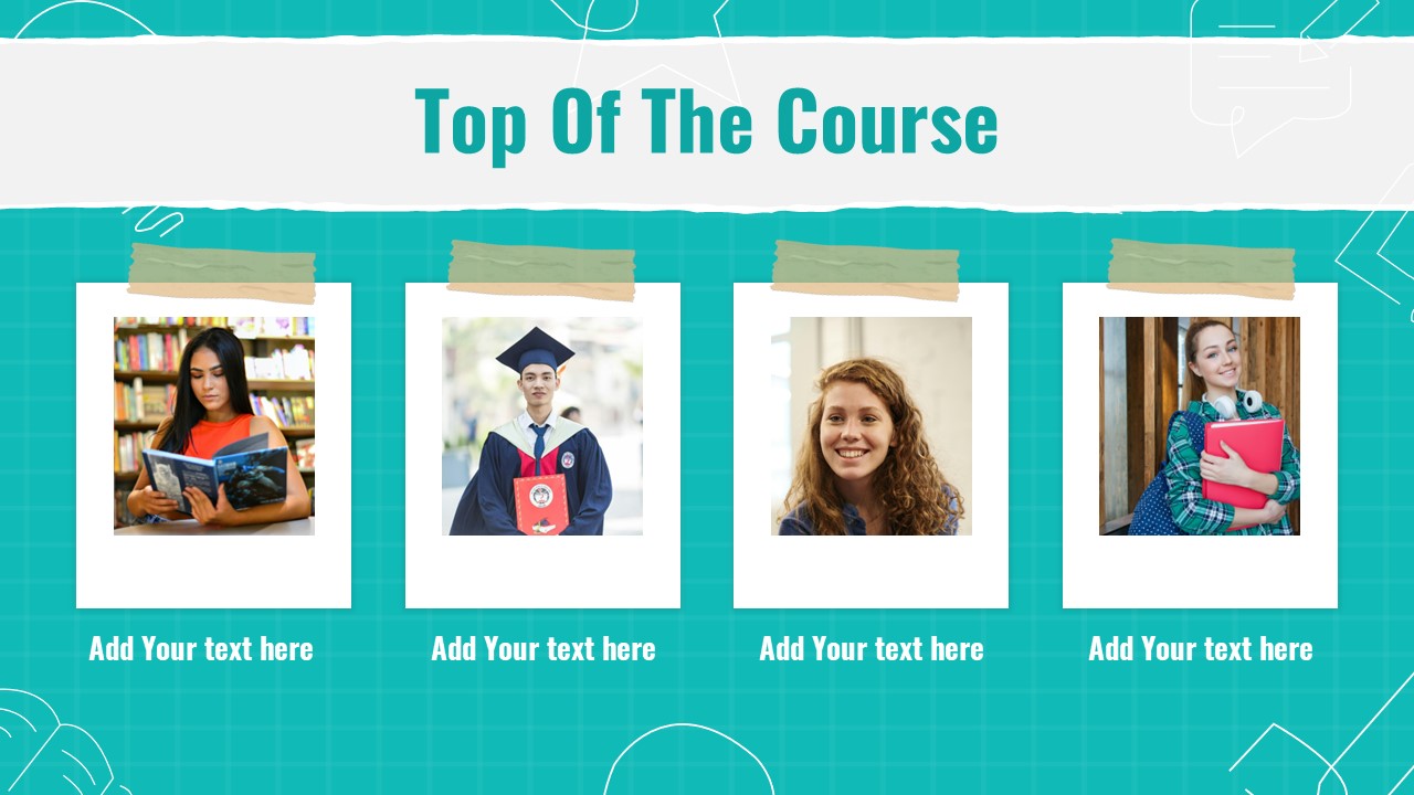 Free Blue Yearbook Powerpoint Template And Google Slides Theme 4