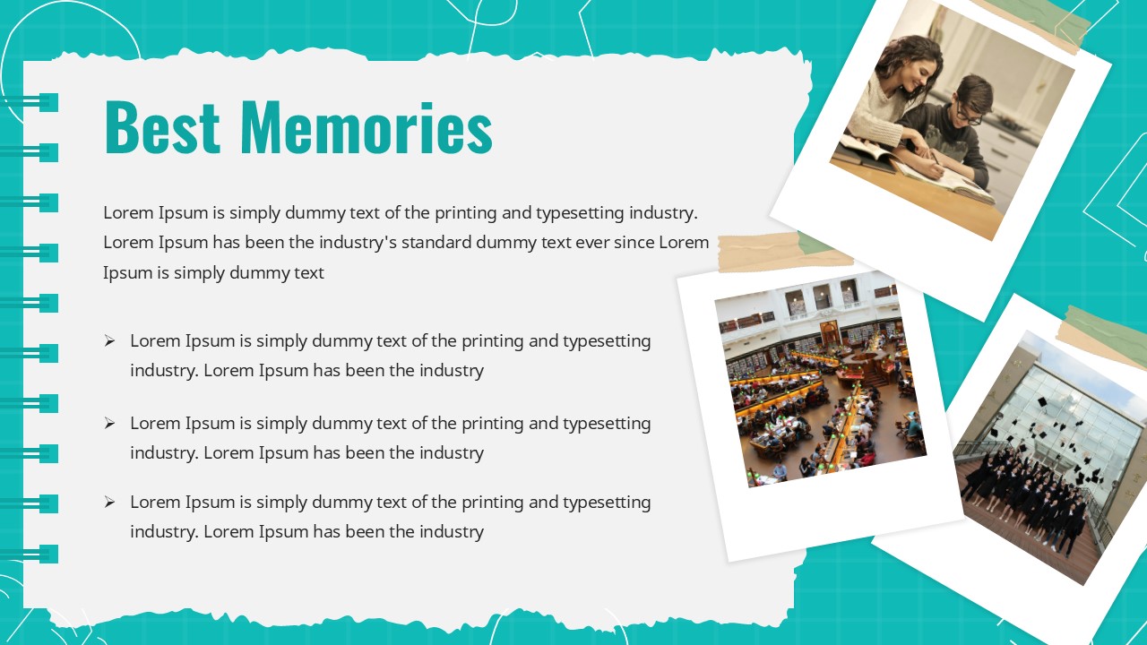 Free Blue Yearbook Powerpoint Template And Google Slides Theme 5