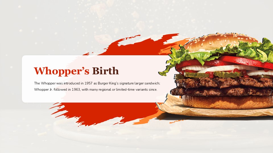 Free Burger King Powerpoint Template 4