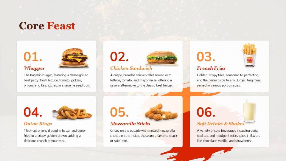 Free Burger King Powerpoint Template 6