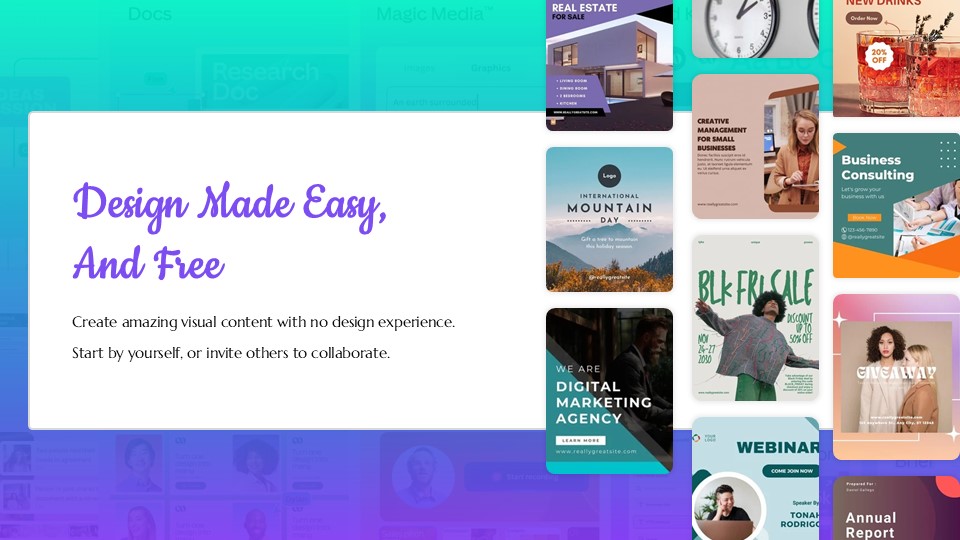 Free Canva Presentation Template 9