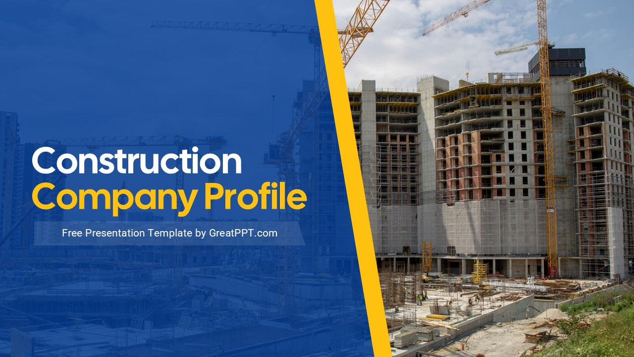 Free Construction Company Powerpoint Template 1