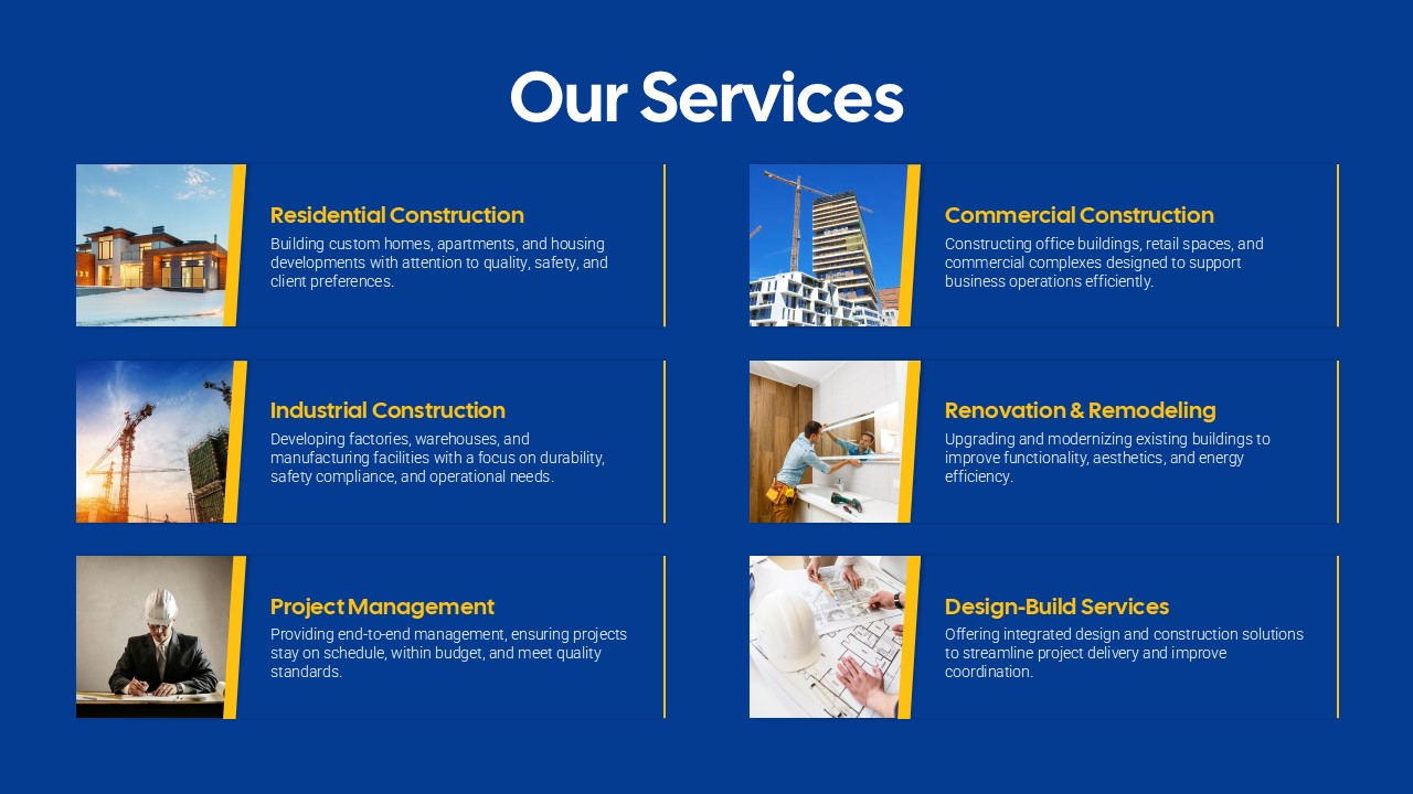 Free Construction Company Powerpoint Template 3