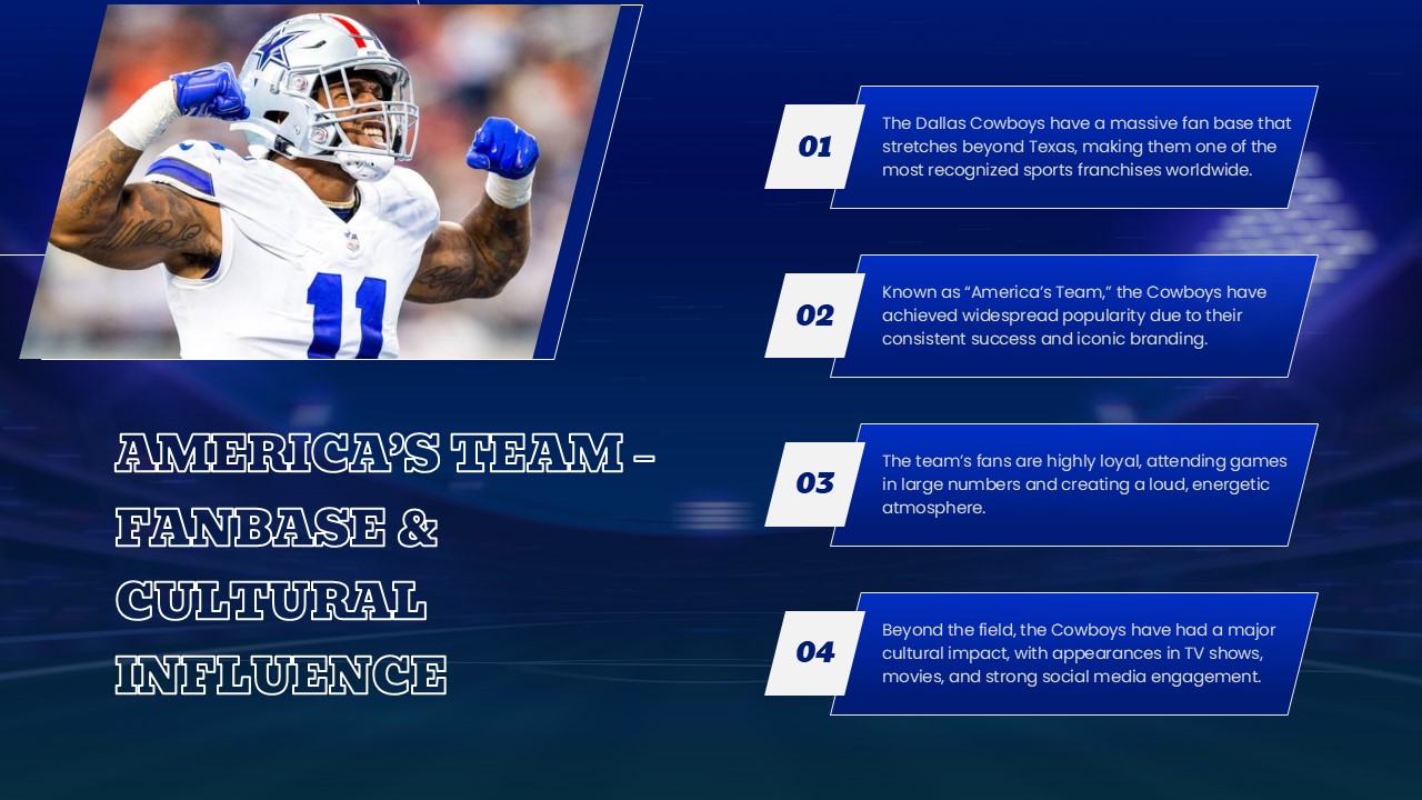 Free Dallas Cowboys Powerpoint Template 8