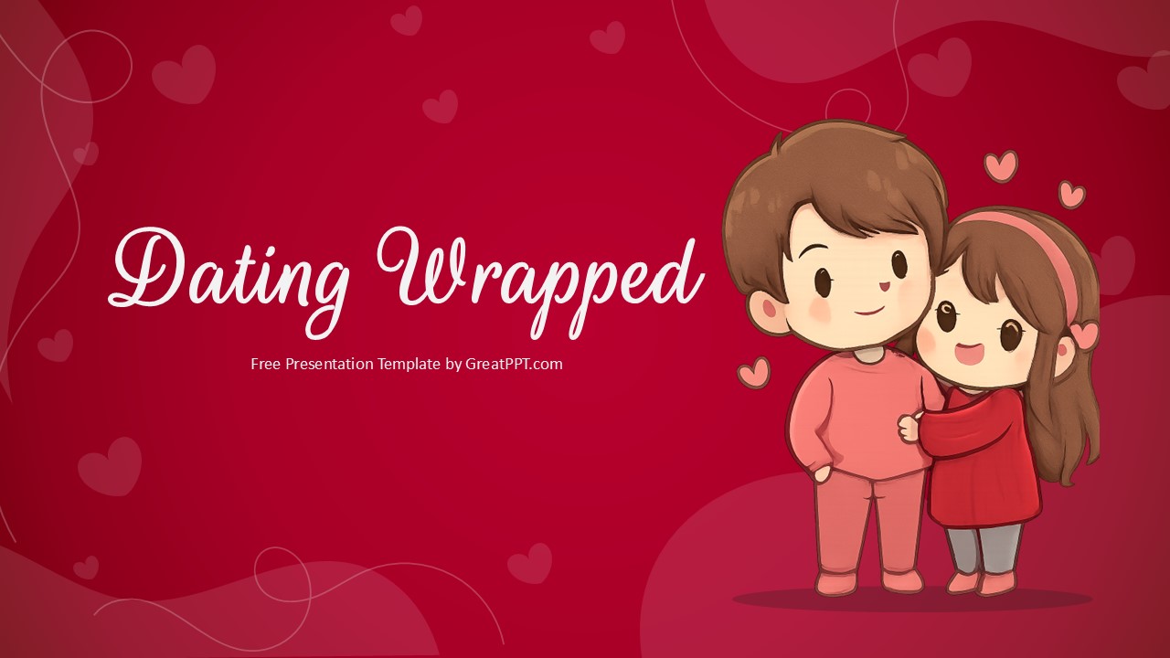 Free Dating Wrapped Powerpoint Template 1