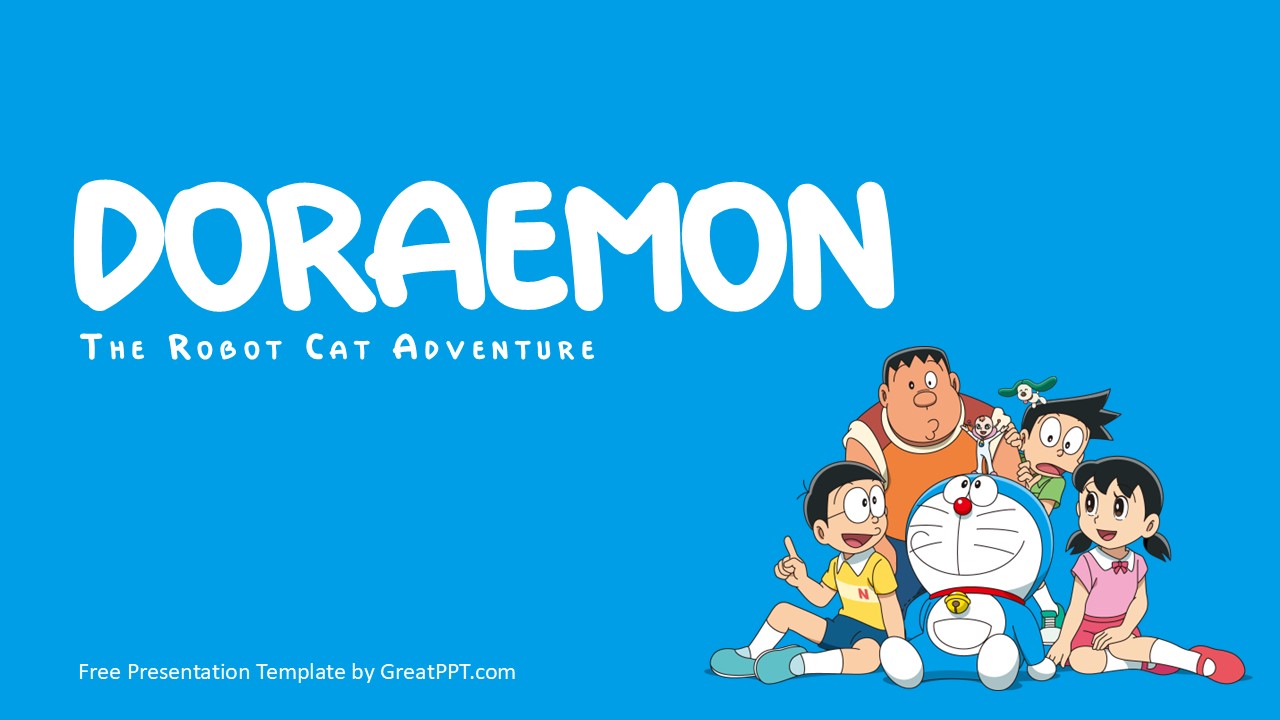 Free Doraemon Powerpoint Template 1