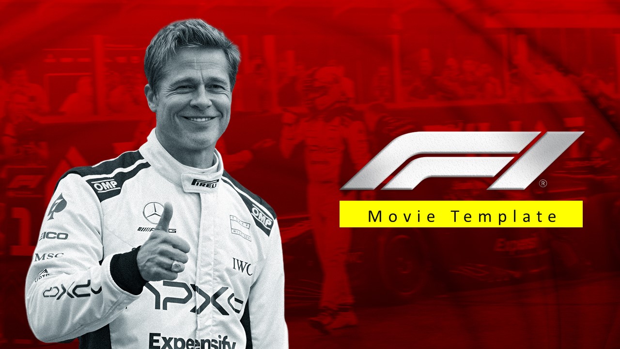 Free F1 Movie Presentation Theme 1