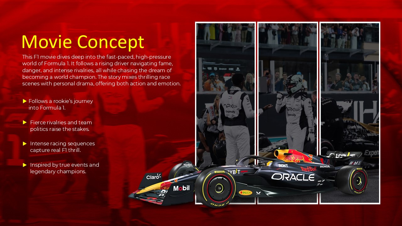 Free F1 Movie Presentation Theme 3