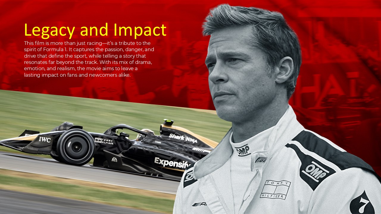 Free F1 Movie Presentation Theme 6