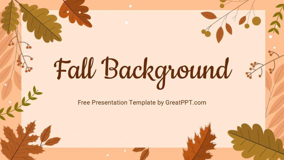 Free Fall Background For Powerpoint And Google Slides 1