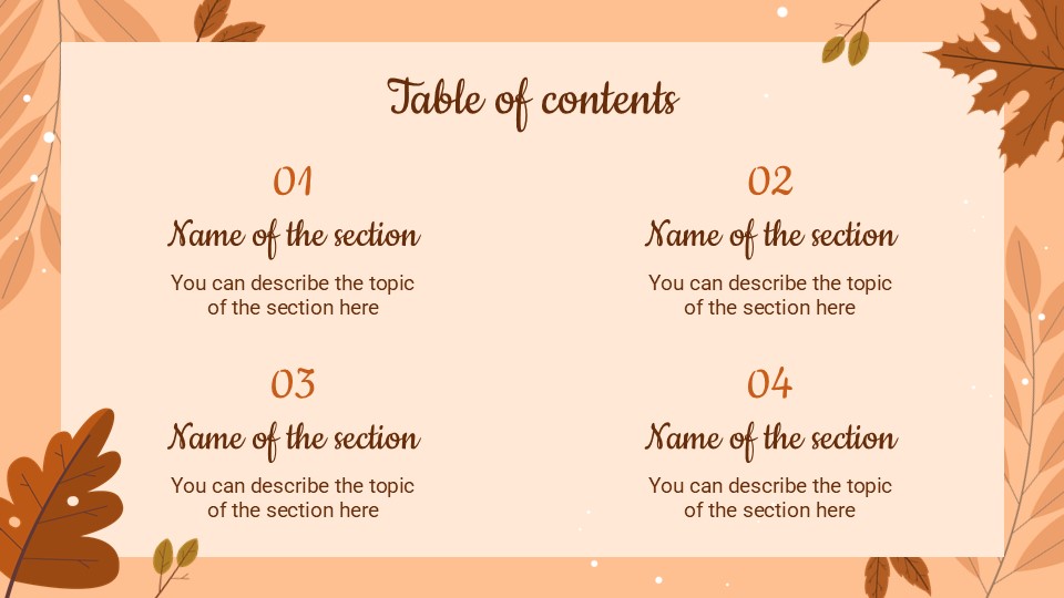 Free Fall Background For Powerpoint And Google Slides 2