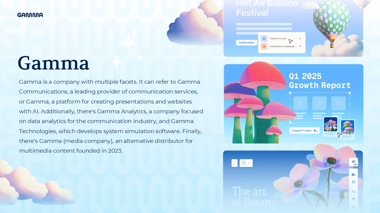 Free Gamma Powerpoint Template 2