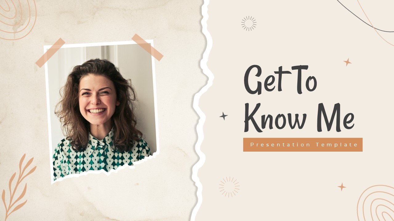 Free Get To Know Me Presentation Template 1