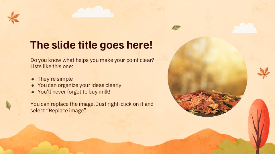 Free Happy Fall Presentation Theme 4