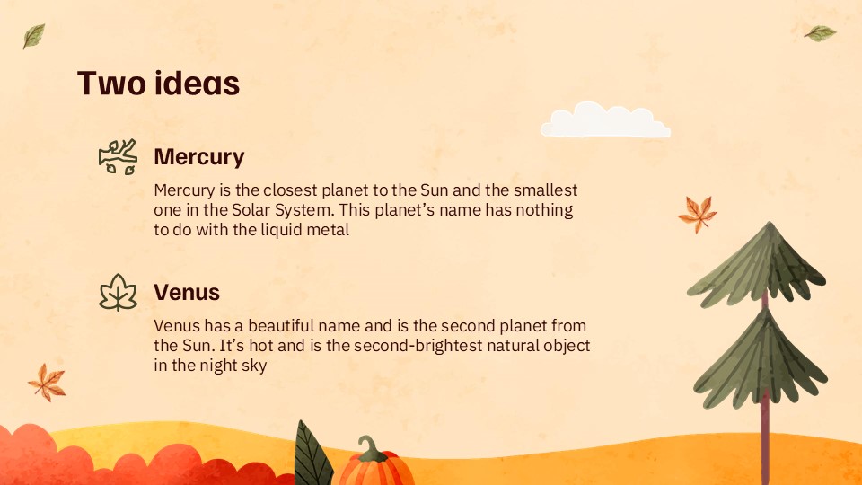 Free Happy Fall Presentation Theme 5