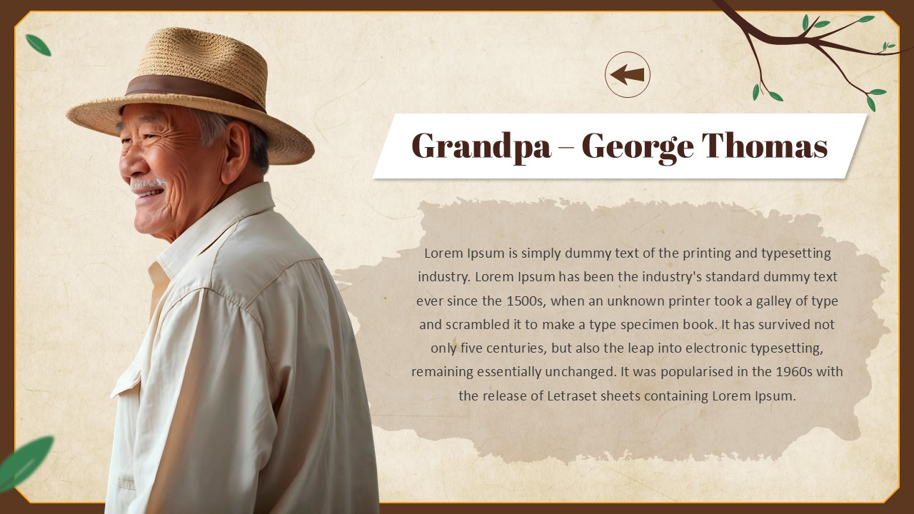 Free Interactive Family Tree Presentation Template 3