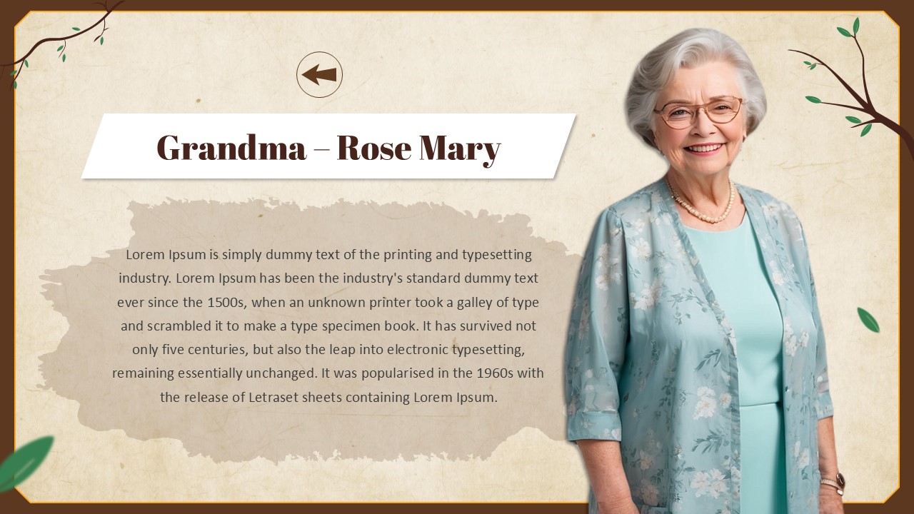 Free Interactive Family Tree Presentation Template 4