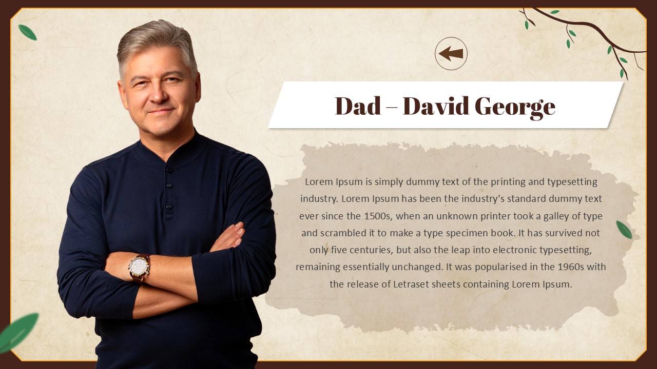 Free Interactive Family Tree Presentation Template 5