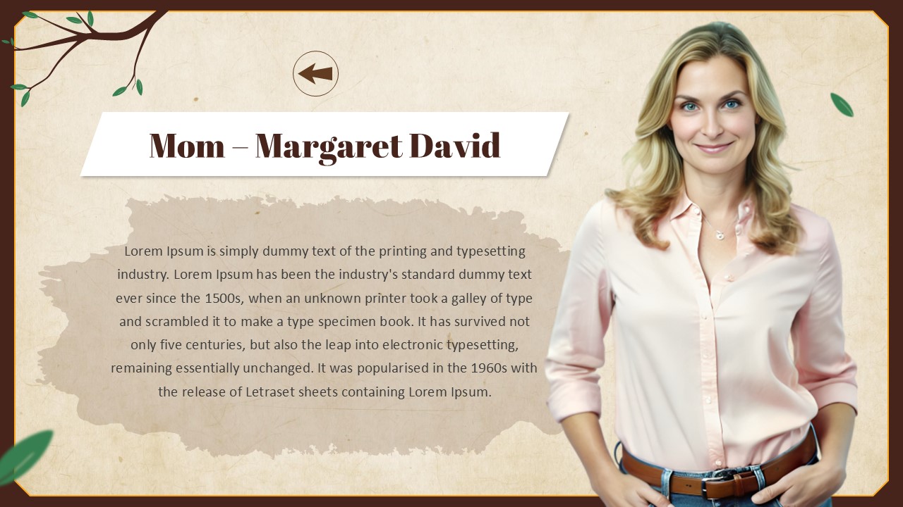 Free Interactive Family Tree Presentation Template 6