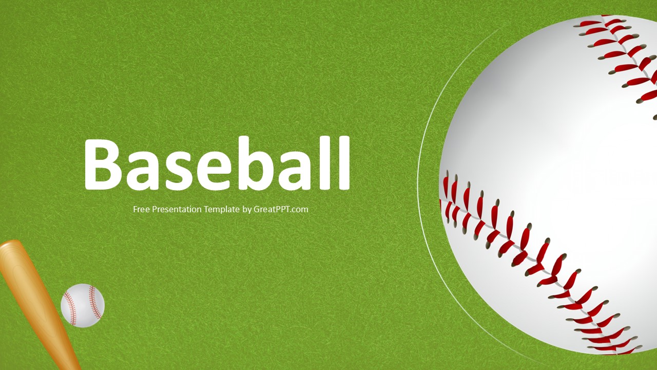 Free Introduction To Baseball Presentation Template 1