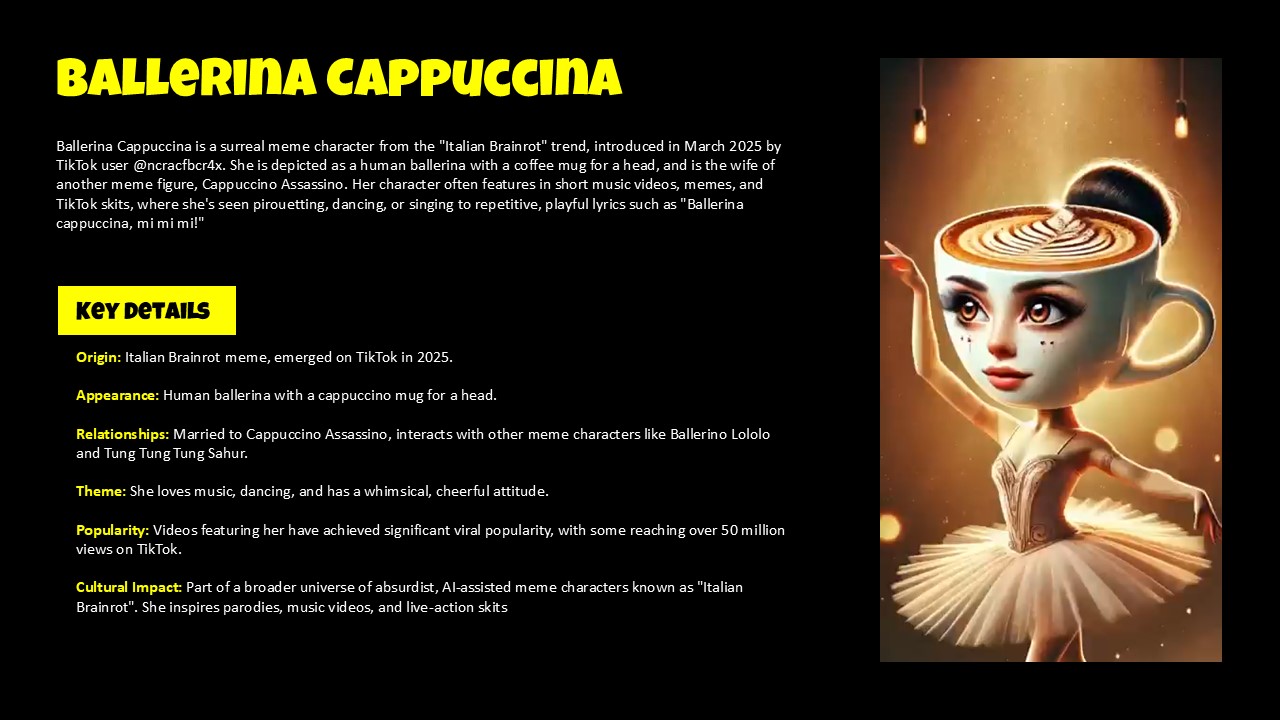 Free Italian Brainrot Presentation Theme And Powerpoint Template 3