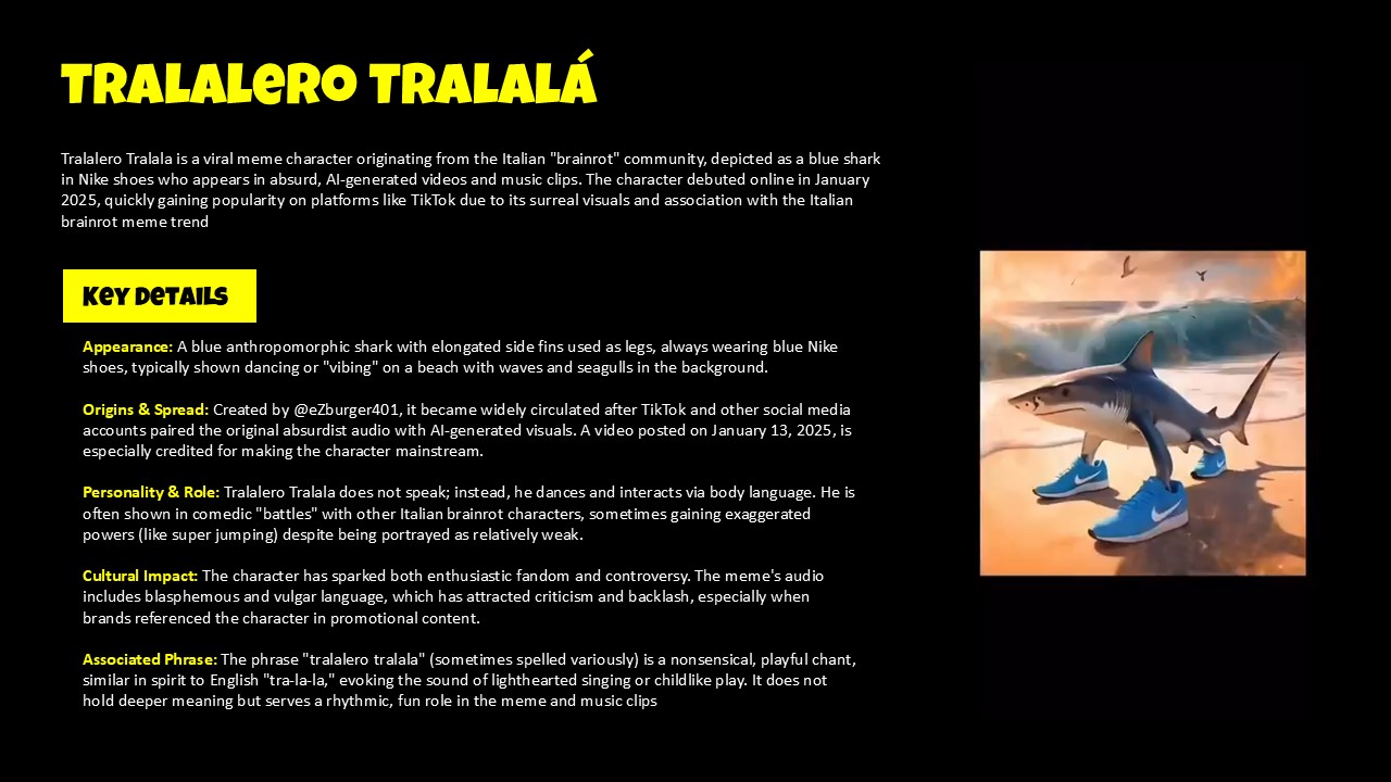 Free Italian Brainrot Presentation Theme And Powerpoint Template 5