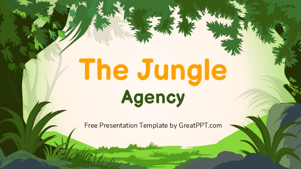 Free Jungle Agency Presentation Template 1