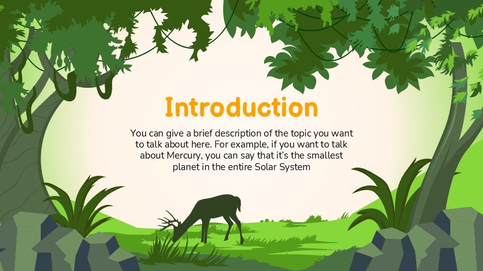 Free Jungle Agency Presentation Template 2